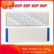 2pcs Flexible Flat Cable FFC FPC Cable Pitch 0.5mm Length 100mm 10cm A-type Gold Plated 50P 68P 60Pi