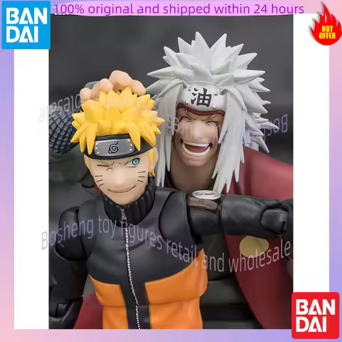 Original Bandai S.H.Figuarts SHF NARUTO JIRAIYA Hidden Leaf Heroic Master Sage Sage In Stock Anime A