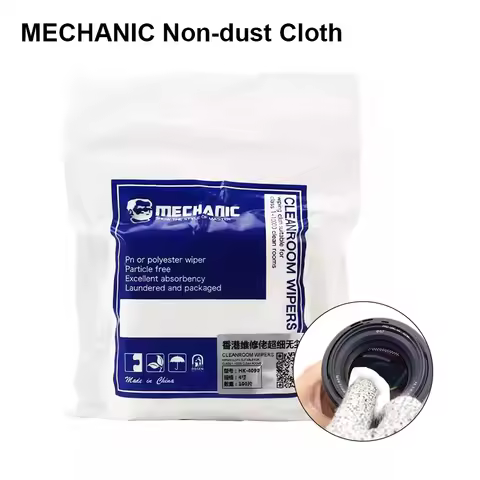 MECHANIC HK4090 Soft Anti-static Cleanroom Cloth for Mobile Phone Laptop Tablet LCD Screen Camera Gl