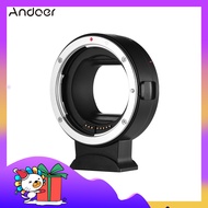 Andoer EF-EOSR Auto Focus Camera Lens Adapter Ring IS Image Stabilization Electronic Aperture Control EXIF Information Replacement for Canon EF EF-S Lens to Canon EOS R RF Mount Full Frame Cameras