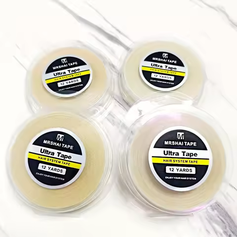 1Roll White Ultra Hold Hair Double Sided Adhesives Tape For Hair Extension/Toupee/ Lace Wigs 3Yards 