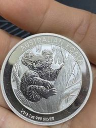 lpm👍1oz 💯999 ❤️澳洲 2013年koala 澳洲無尾熊銀幣