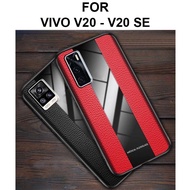 Vivo V20 - Vivo V20 SE Softcase Synthetic Leather Porsche