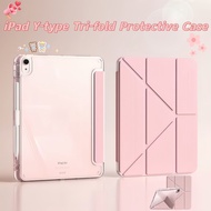 Y-shaped Clear Case for iPad 10th gen 11th A16 Air11-M3 7th 8th 9th 10.2 air 4/5 10.9 air 11 M2 5th 
