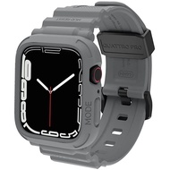 Elkson Apple Watch S9/8/7/6/5/4/SE 一體成形軍規錶帶-鯊魚灰38/40/41mm_廠商直送