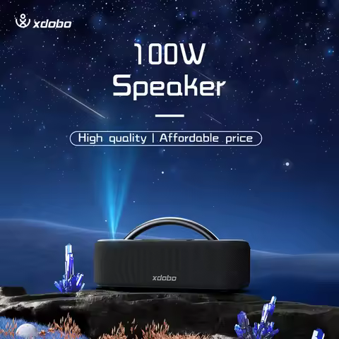 XDOBO 100W Star Soundbar Waterproof Wireless Speaker With Projector Light TWS Mode 3D Surround Stere