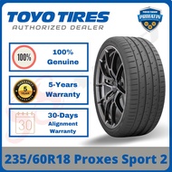 235/60R18 Toyo Tires Proxes Sport 2 *Year 2024