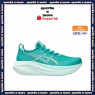 Asics GEL-NIMBUS 27 Women-Running Shoes | Wave Teal / Illuminate Mint | 1012B753-400