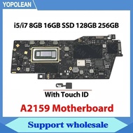 TA Tested A2159 Motherboard for MacBook Pro Retina 13" A2159 Logic Board i5 i7 1.4GHz 1.7gzh 8GB 128