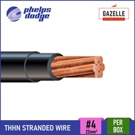 Phelps Dodge THHN / THWN-2 Stranded Wire Gauge #4 22mm2 (Per Box 150 Meters) Copper Lead Free