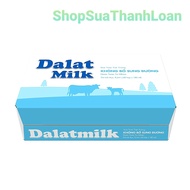 (HSD T3-2026) Thùng 48 Hộp Sữa Tươi Tiệt Trùng Không Đường Dalat Milk 180ml.