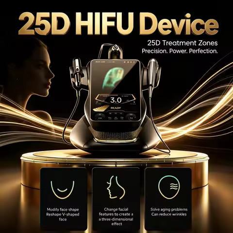 25D HiFU Machine 360MAX 25D HiFU 3 In 1 Technology Machine For Non Invasive Facial Slimming Anti Agi
