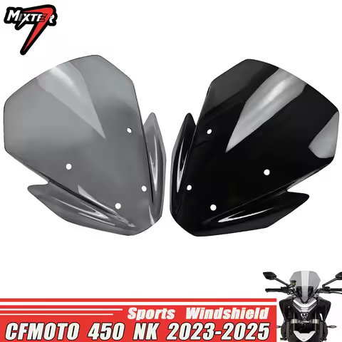Fits For CFMOTO NK 450 NK 2023 2024 2025 450nk NK450 Motorcycle Accessories Sport Windshield Visor W