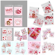 A little Mee Too Snack Bag Adhesive Heart Pattern Valentine's Day Cute Valentine Set 1