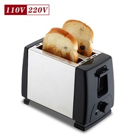 Household Stainless Steel Toaster Double Slot Multi-Stove Automatic Mini Breakfast Toast 2 Pieces He