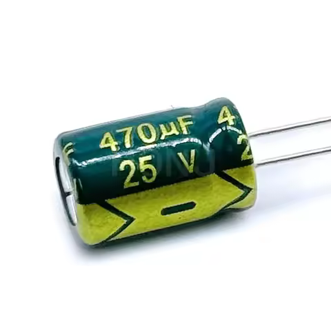 10PCS 25V470UF 8*12mm 470UF 25V 8*12 Aluminum electrolytic capacitor