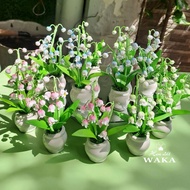 Mini Clay Flowers - Linh Lan Pot 12cm