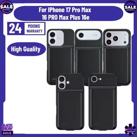 10000mAh for IPhone 17 Pro Max Battery Charger Case Battery Pack Powerbank External Charging Phone C