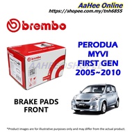 Brek Pad Depan Perodua MYVI 1st Gen 1.0 1.3 2005~ Original BREMBO Front Brake Pads Metallic/Ceramic