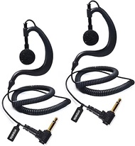 On-Ear Headset 3.5 mm Jack Single Earphones Only Reception Walkie Talkie Headphones Compatible with 