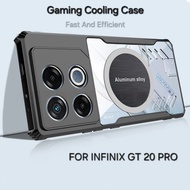 Case Cooling Infinix GT 20 Pro / GT 10 Pro 5G Casing Gaming Magsafe Fan Heat Wireless Charger