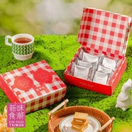 簡單李 野餐格紋夾心餅禮盒6入/盒 | 聖誕禮盒 交換禮物 首選
