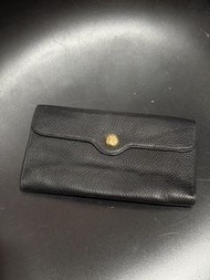 意大利製 黑色 長銀包 Paloma Picasso Black Leather Wallet Made in Italy