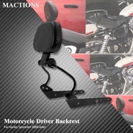 Motorcycle Detachable Backrest Sissy Bar Driver Rider Backrest For Harley Sportster Iron XL883 1200 