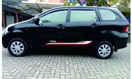 Stiker Mobil Avanza velos putih Sticker Cutting Xenia Hitam Lis Innova Keren Minimalis Trd Sportivo
