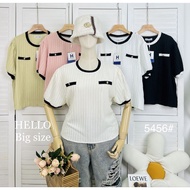 Large Size Model Knitted Shirt 24016 Hrs. Free Bust Up To 48-50 Length 21 5456 5458 8416 Has 4 Model