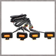 [M G L O] 1Set LED Front Grill Lights for Off Road Sport 2020 2021 External Grill Lamp Yellow Light 