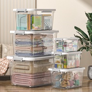 🇸🇬 Ready Stock Storage Box with Buckle Lock and Handle – Large Capacity, Smooth Edges, Durable Organ