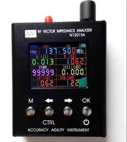 AAI ORIGINAL English Verison N1201SA N1201SA+ 34.375MHz-2.7GHz Antenna Analyzer Meter Tester UV RF V