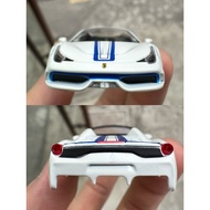 Jingshang Kyosho 1/64 Ferrari 458 Speciale APERTA 458 SPA Convertible White Black Wheel Twelve Bombs