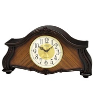 Rhythm Table Clock Wooden Sound In Place RTCRH241NR06