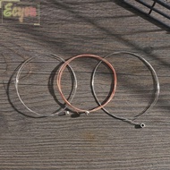 ECYOU Folk Guitar Strings, Stainless Steel Copper 3 Styles Classical Acoustic Guitar Strings,  Bronz