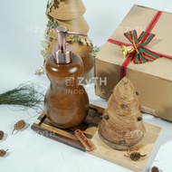 Hampers Christmas Christmas Gift Wooden Soap Dispenser Aesthetic Export Quality, Christmas Gifts Premium Christmas Gift Packages.