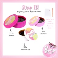 Strip It Sugaring Kit Hair Wax Cold Wax Hair Removal Wax Kit Wax Strip
