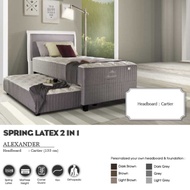 Rge Spring Bed Central Aristocrate Alexander 2 In 1 - 120 X 200 Cm