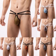 Mens Briefs Solid Thong Underwear Breathable Brief Durable Lightweight