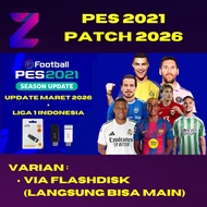 FLASHDISK filled with PES 2021 Game PATCH 2026 + BRI LEAGUE 1 INDONESIA + BONUS GAME bebas REQUEST -