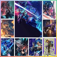 1PC Anime Online Game Valorant Poster Neon Light Poster Coffee Shop Bar Room Wall Decoration VHDV
