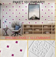 PROMO10 LEMBAR!! Wallpaper Dinding Foam 3D Embosed Model Batik Foam BEST SELLER PREMIUM