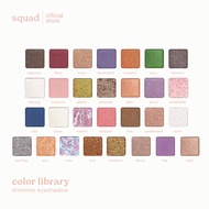 squad cosmetics color library eyeshadow - shimmer