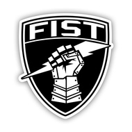 fagraphix FISTers 13F Fister Symbol Sticker Decal - Self Adhesive Vinyl - Weatherproof - Made in USA