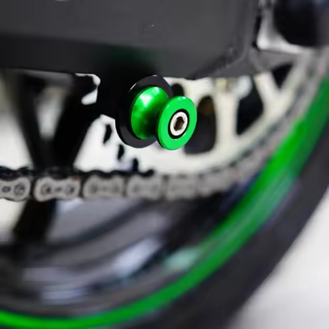 2pcs M8 Swingarm Spools For Kawasaki Ninja 400 650 500 Z900 Z650 Z500 Z1000SX Z800 ZX6R ZX10R Motorc