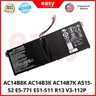 Acer AC14B8K AC14B3K AC14B7K E5-771 ES1-511 R13 V3-112P 4ICP5/57/80 Laptop Battery Replacement