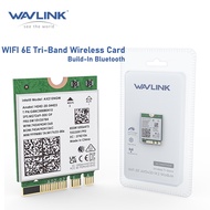 WAVLINK Intel AX210 WiFi 6E Wifi Card Wireless Network Card Tri-Band 5400Mbps 2.4GHz/5GHz/6GHz Netwo