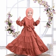 BAJU GAMIS ANAK MODEL TERBARU LEBARAN 2022 BAJU ANAK USIA 8 9 10 11 12