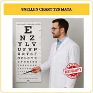 MATA Snellen Chart Eye Visus Test – Chart Big and Small Letters Nearsightedness Test Hypermetropi Mi